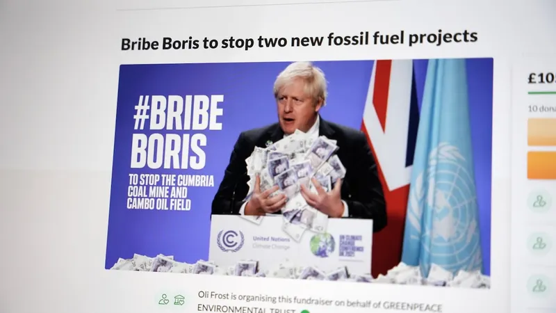 I tried to bribe Boris Johnson