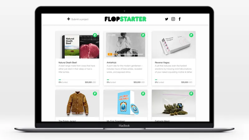 I launched a crowdfunding platform for bad ideas