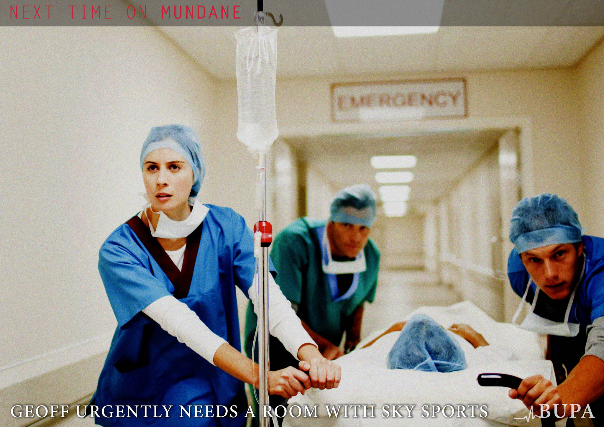 BUPA Mundane Medical Drama 2